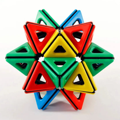 Magnetic Polydron Mathematics Set-Magnetic Polydron Mathematics Set
