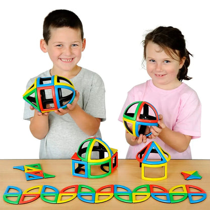 Magnetic Polydron Sphera Class Set pk 72-Magnetic Polydron Sphera Class Set pk 72