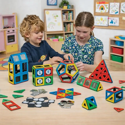 Magnetic Polydron Super Class Set-Magnetic Polydron Super Class Set