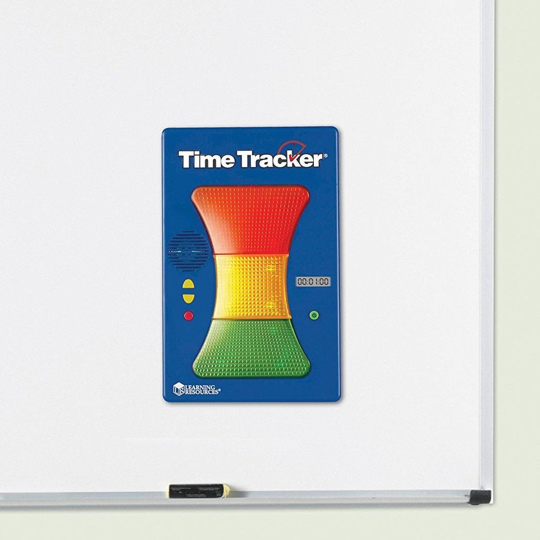 Magnetic Time Tracker, The Magnetic Time Tracker is perfect for helping children keep track of time. The Magnetic Time Tracker is easy to programme, the green, yellow and red sections track time from one minute to 24 hours. The lights and sounds help students visualise and hear how much time remains. When it's time to get in the car, eat the peas, brush teeth, put the toys away, get dressed, turn off the TV, get out of the bath,you won't be asking your kids for the zillionth time, or wondering to yourself, 