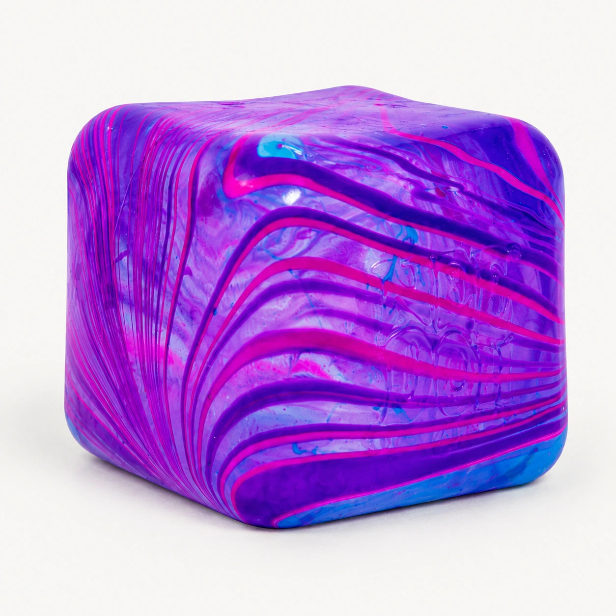 Marble Swirl Stress Cube-Marble Swirl Stress Cube