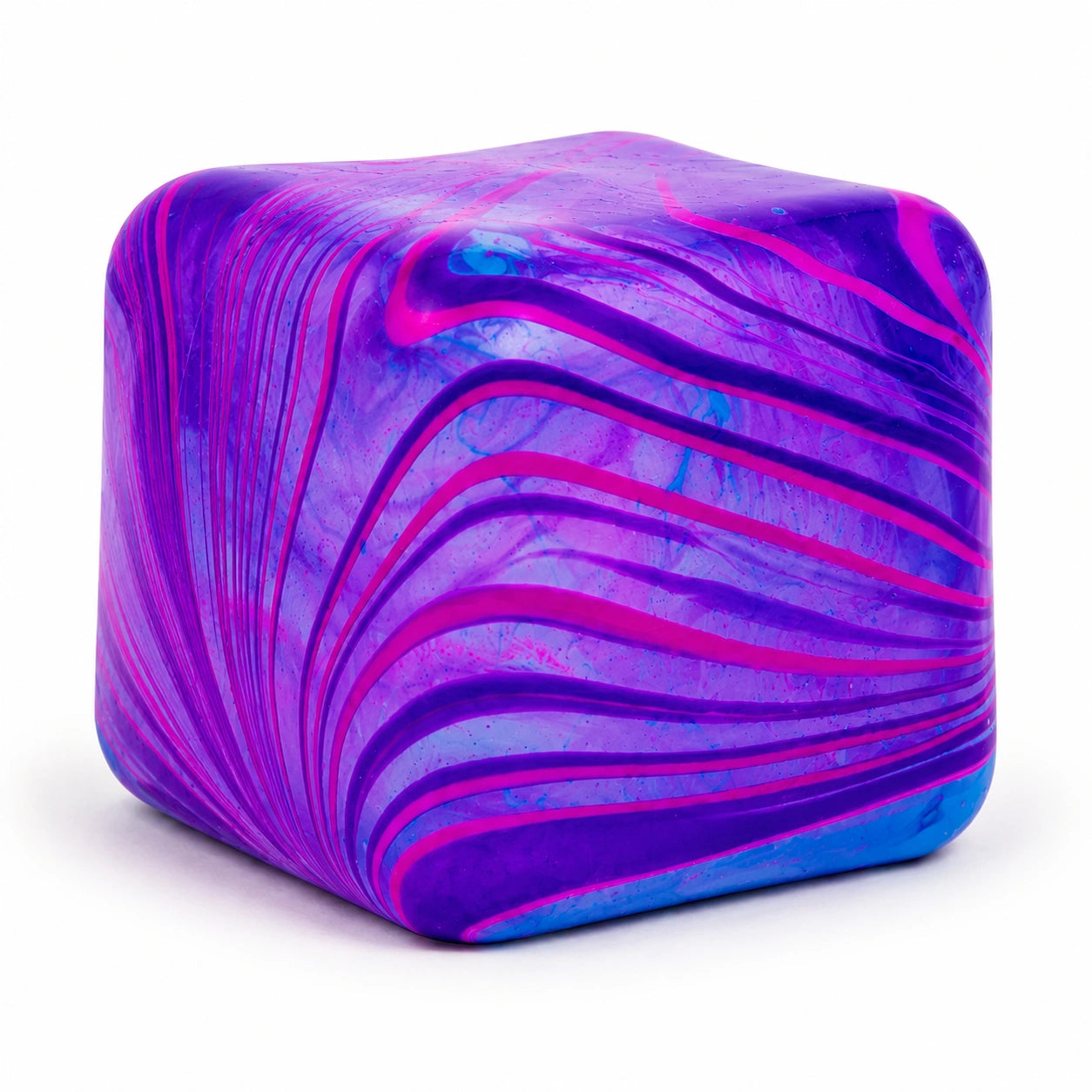 Marble Swirl Stress Cube-Marble Swirl Stress Cube