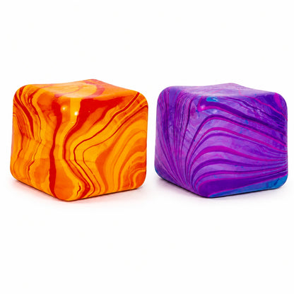 Marble Swirl Stress Cube-Marble Swirl Stress Cube