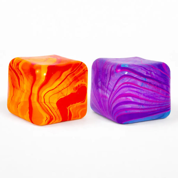 Marble Swirl Stress Cube-Marble Swirl Stress Cube