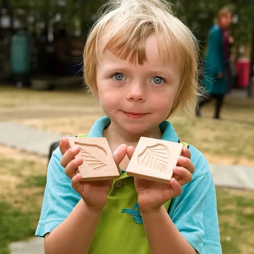 Match Me Sensory Leaf Tiles-Match Me Sensory Leaf Tiles