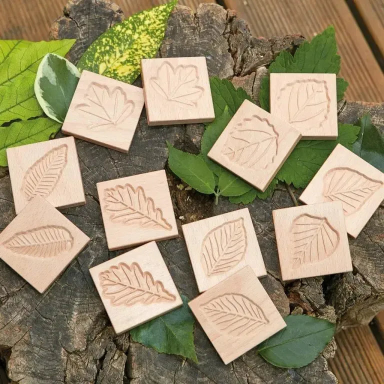 Match Me Sensory Leaf Tiles-Match Me Sensory Leaf Tiles