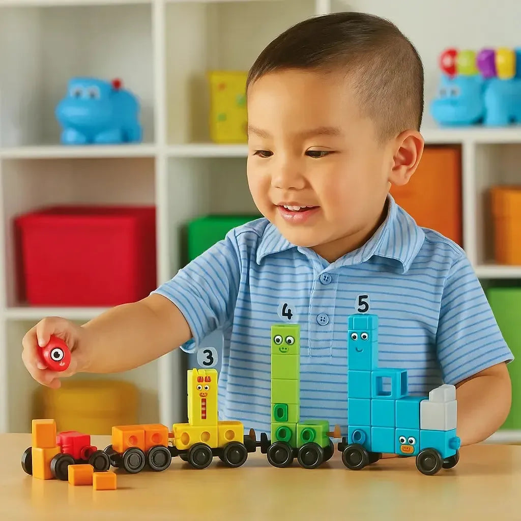 Cube Train Examples MathLink Cubes Activity Set Numberblocks Express Train,Numberblocks ...
