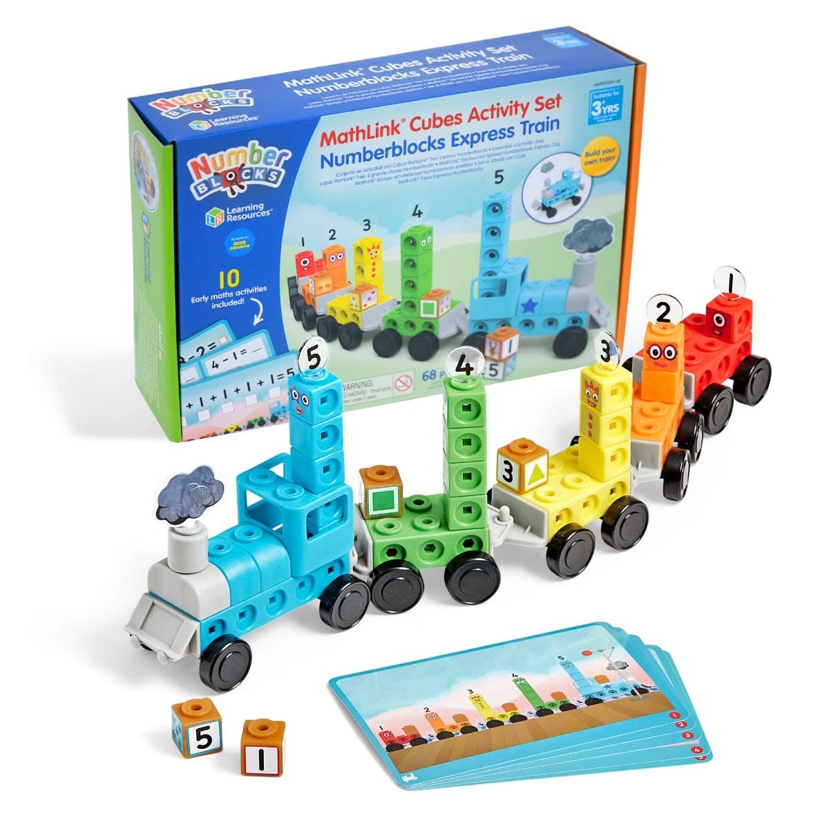 MathLink Cubes Activity Set Numberblocks Express Train-MathLink Cubes Activity Set Numberblocks Express Train