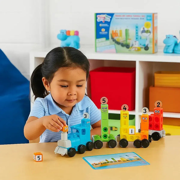 thumbnail image 2 of Numberblocks Express Train Activity Set With Mathlink Cubes – Learning Resources HM96094 2 of 4