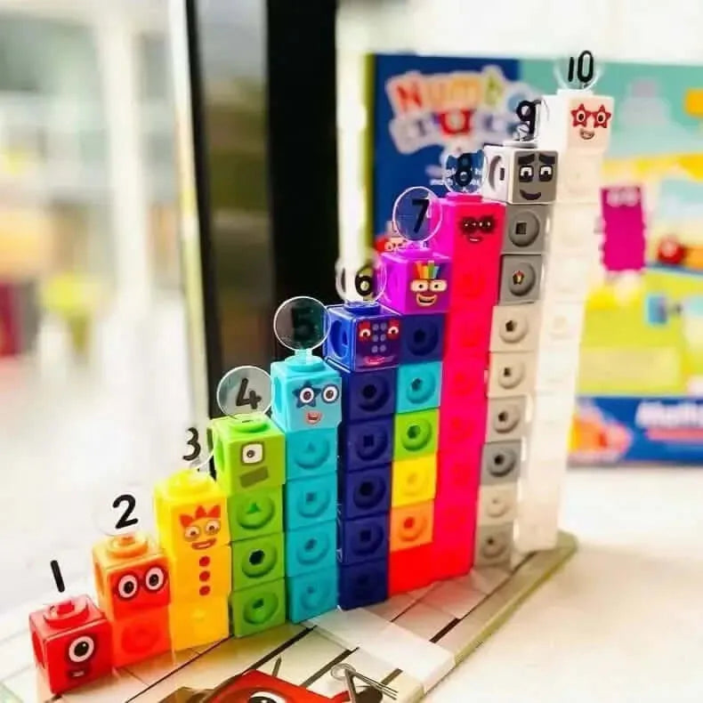 MathLink® Cubes Numberblocks 1-10 Activity Set-MathLink® Cubes Numberblocks 1-10 Activity Set