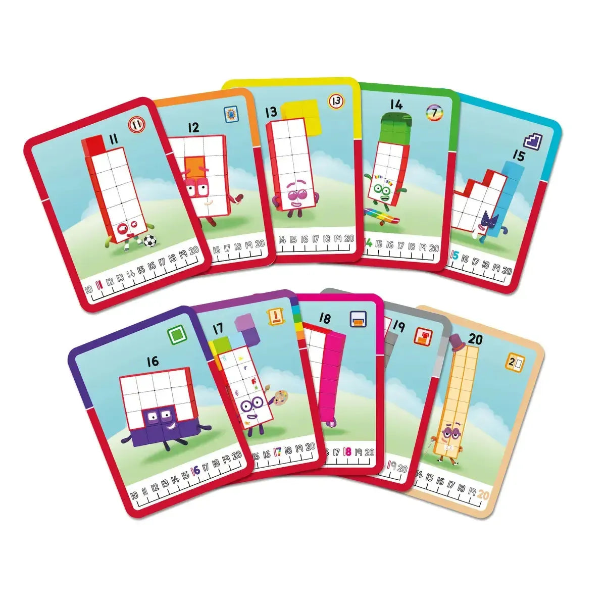 MathLink® Cubes Numberblocks 11-20 Activity Set-MathLink® Cubes Numberblocks 11-20 Activity Set