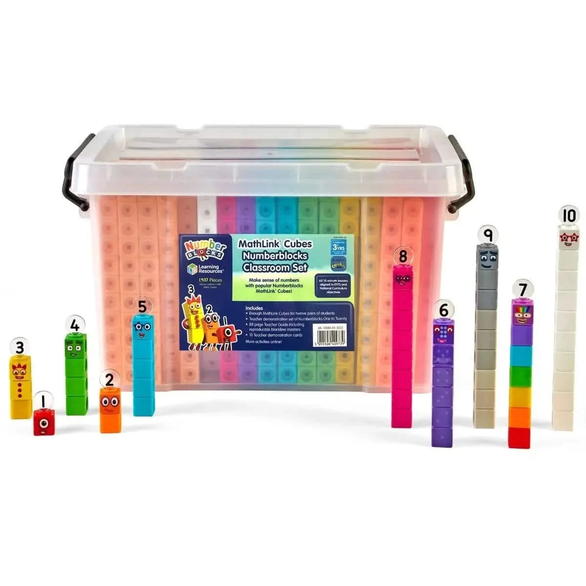 Mathlink Cubes Numberblocks Classroom Set-Mathlink Cubes Numberblocks Classroom Set