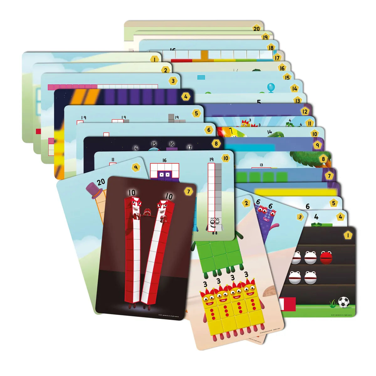 MathLink® Cubes Numberblocks 11-20 Activity Set-MathLink® Cubes Numberblocks 11-20 Activity Set