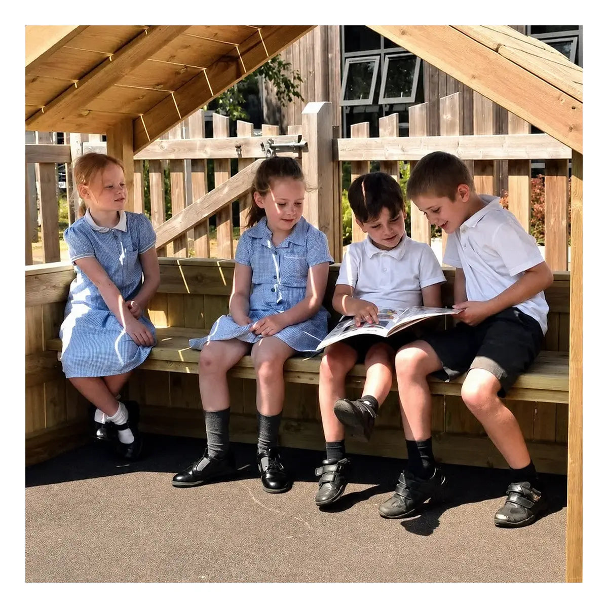 Writing Bench Eyfs Maxi Arbour Bench,EYFS,Playground equipment,school playground equipment ...