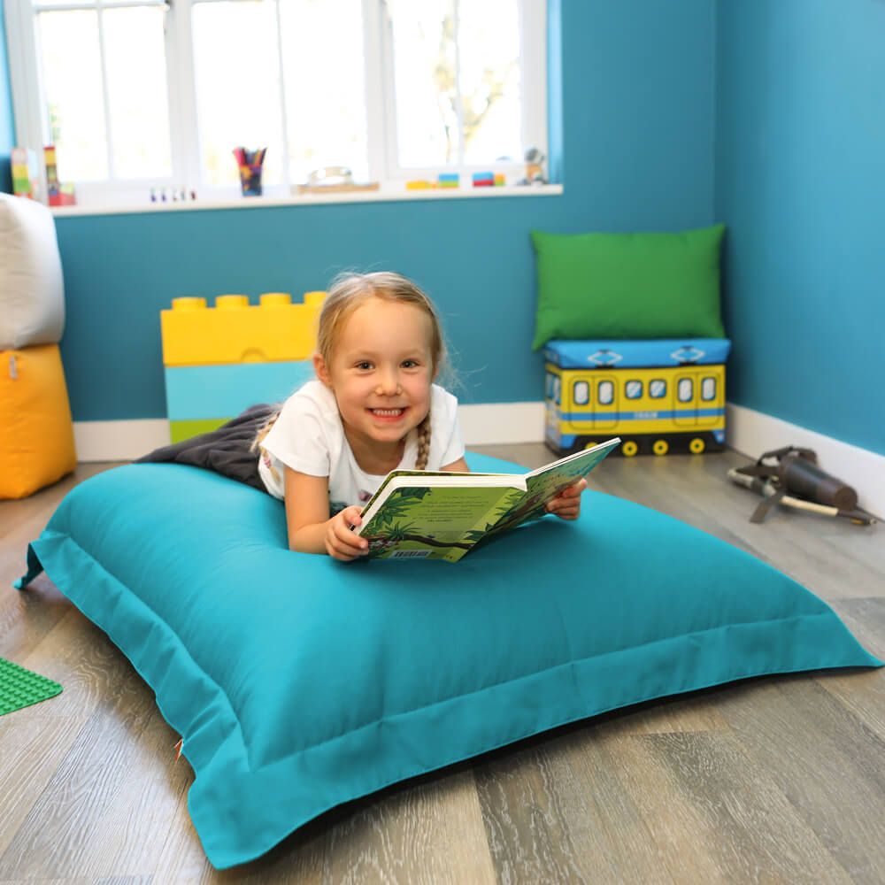 Medium Shape Fit Beanbag Floor Cushion 3 Pack, Colourful, comfy and versatile, our medium Shape-It Floor Cushions can be used in 6 different positions, though we are sure your class will find more! A versatile bean bag for flexible learning, use indoors, outdoors and shape in lots of ways. A cosy spot for one or two children; these floor cushions are great for primary children of all ages. The lightweight design makes transportation easy peasy for youngsters, use in your reading corner or create an outdoor 