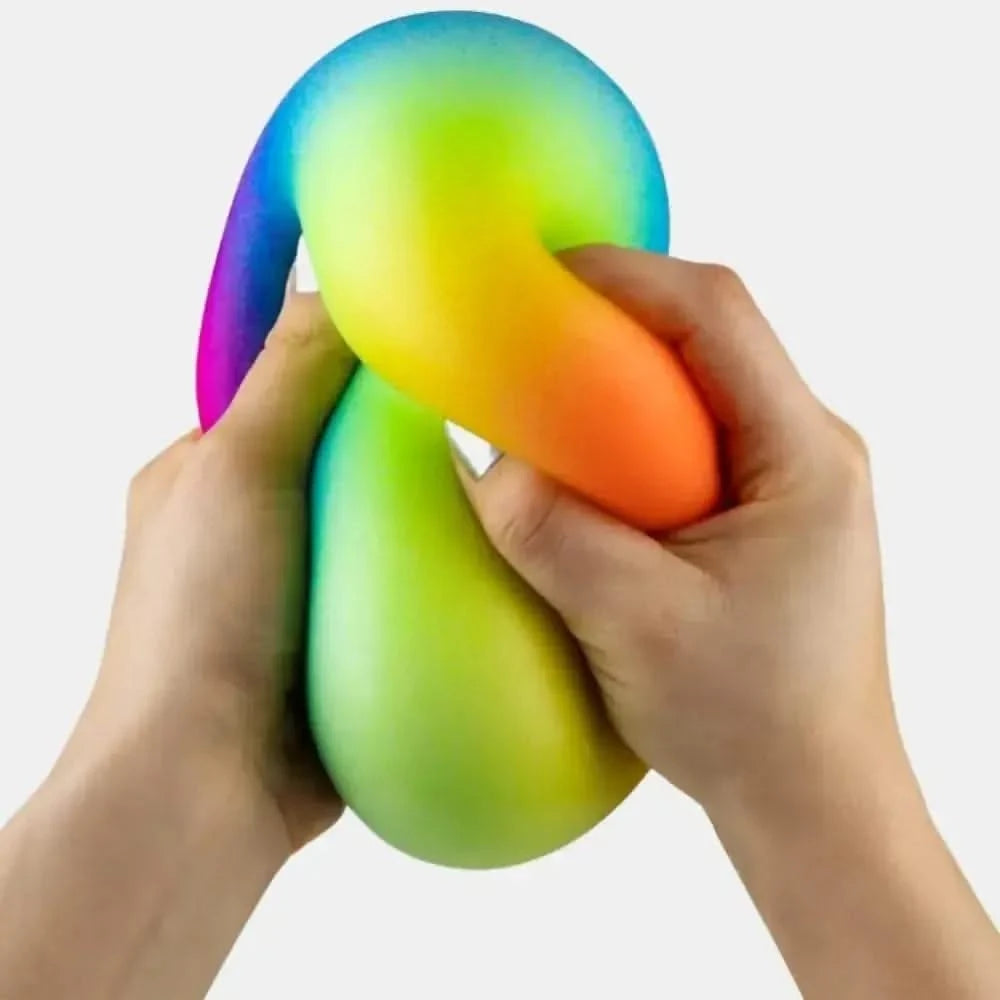Mega Squish Rainbow Ball-Mega Squish Rainbow Ball