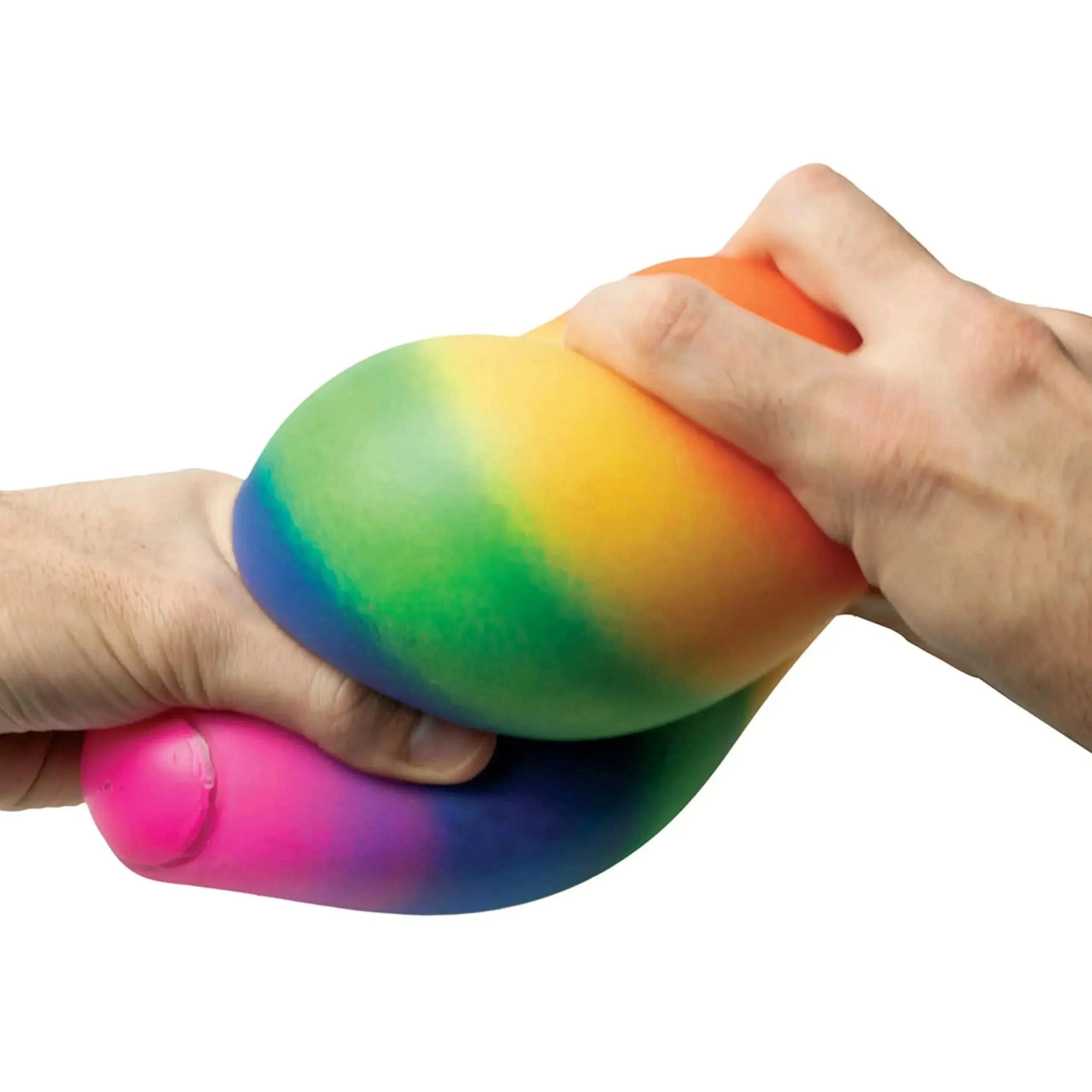 Mega Squish Rainbow Ball-Mega Squish Rainbow Ball
