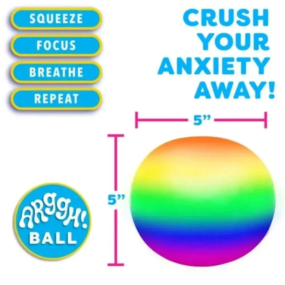 Mega Squish Rainbow Ball-Mega Squish Rainbow Ball