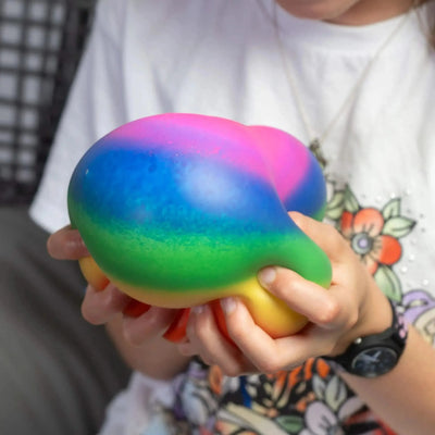 Mega Squish Rainbow Ball-Mega Squish Rainbow Ball