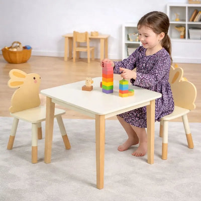 Mentari Bunny Table and Chair Set-Mentari Bunny Table and Chair Set