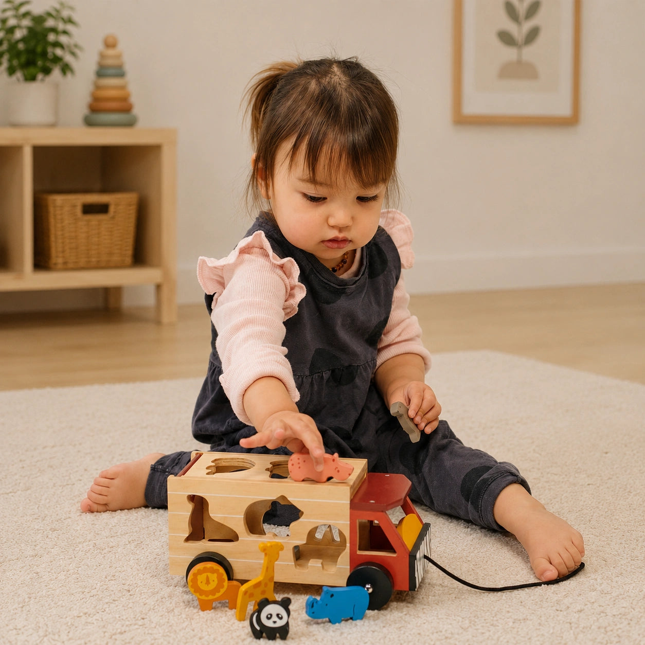 Mentari Shape Sorting Safari Truck-Mentari Shape Sorting Safari Truck