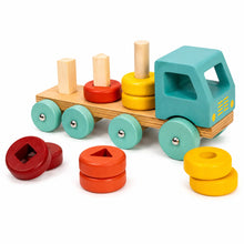 Mentari Stacking Peg Truck-Mentari Stacking Peg Truck