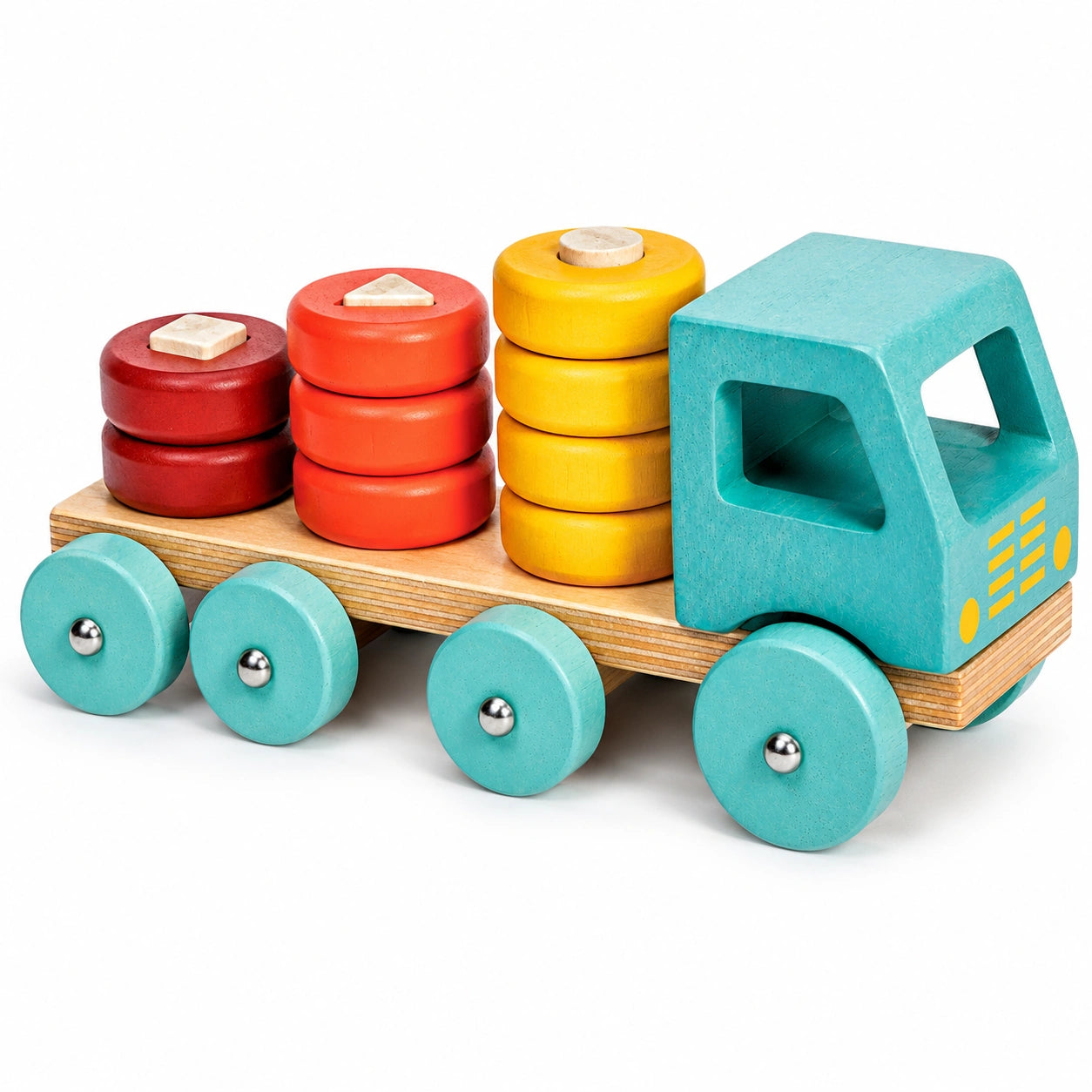Mentari Stacking Peg Truck-Mentari Stacking Peg Truck