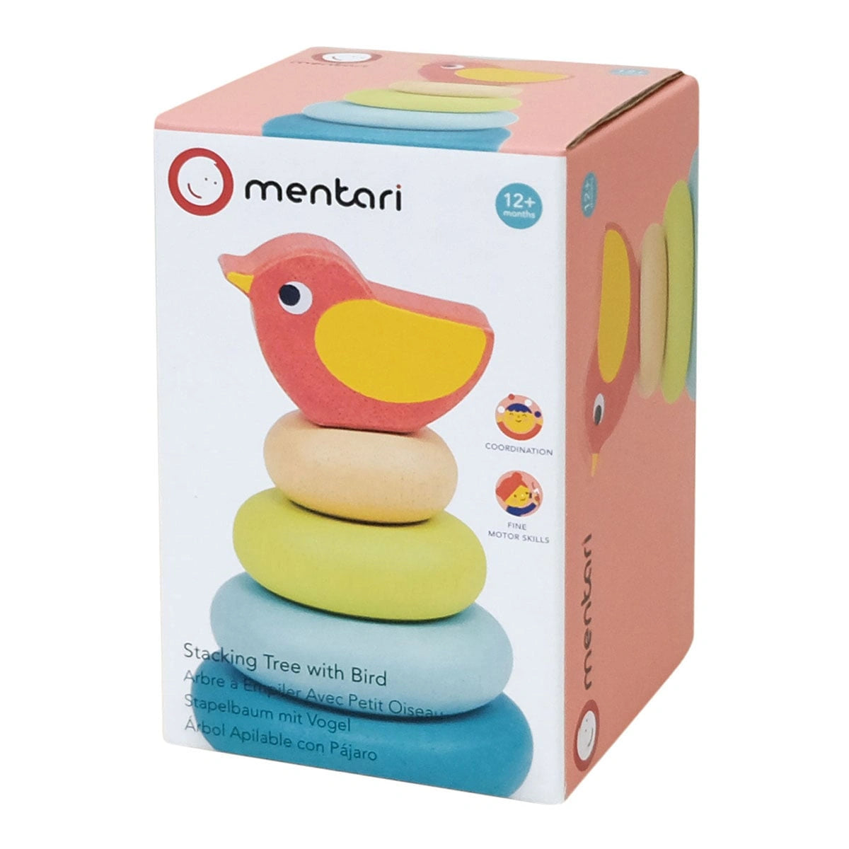 Mentari Stacking Tree With Bird-Mentari Stacking Tree With Bird