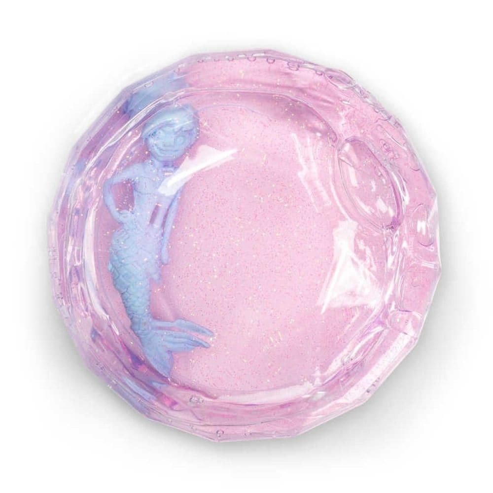 Mermaid Putty, Tub of glittery Mermaid Putty with a mermaid figure in the centre of the tub making this a magical sensory surprise. Open the pot of Mermaid Putty to enjoy the tactile experience of the putty, digging through it to reach the miniature plastic mermaid in the middle. Mermaid Putty is a delightful putty which has fantastic tactile properties to explore texture and touch through play. Tub of putty with a mermaid inside Brightly coloured, glittery goo Plastic mermaid figure Outer casing keeps putt