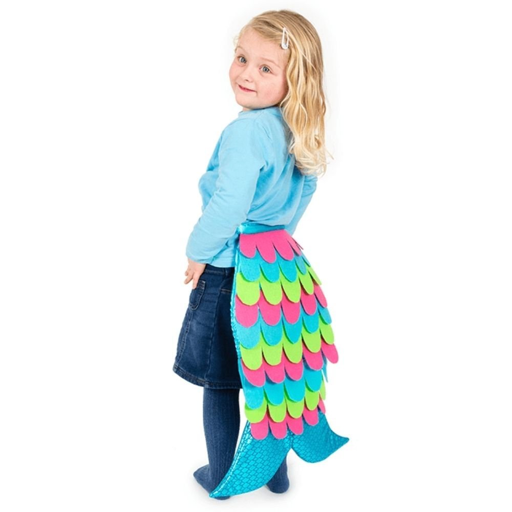 Mermaids Tail Fancy Dress, They'll be the princess of their own story and Queen of the sea with this high quality, comfortable childrens Ariel costume. These striking professionally constructed and detail filled girls and boys fancy dress costumes are great for authentic, immersive fun and are definitely one to have on the kids dressing up rail.With a rich offering of intricate textures and finishes this is a fully realised Mermaid tail that is sure to bring their imagination into reality. The polyester int