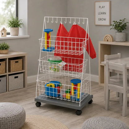 Messy Play Storage Trolley-Messy Play Storage Trolley
