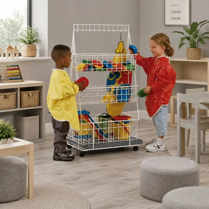 Messy Play Storage Trolley-Messy Play Storage Trolley