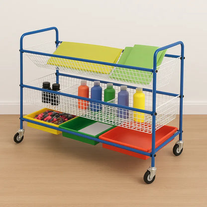 Metal Art Equipment Trolley-Metal Art Equipment Trolley