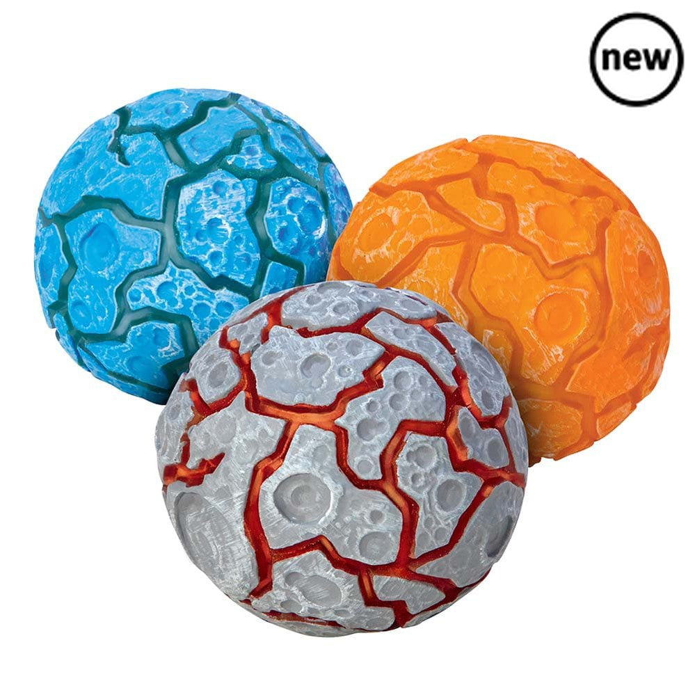 Meteor Ball, Squeeze the Meteor Ball to go to a groovy galaxy.The Meteor Ball is a great fidget toy, appropriate for those with ADD, ADHD, OCD, Autism, and anxiety. It is gentle on little fingers and made from non-toxic materials. The Meteor Ball is an out of this world stress ball and helps kids to focus and pay attention. Perfect for promoting mindfulness. Ideal as a gift or stocking filler. Suitable for 3 years +. Meteor Ball - product features: 3 assorted styles - chosen at random Suitable for those wit