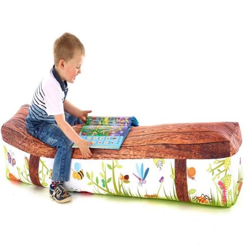 Mini Beast 4 Seater Sofa, Great value four seater soft bench for use indoors or outdoors. The Mini Beast 4 Seater Sofa comes with a colourful and imaginative Nature theme and will sit four children comfortably. The Mini Beast 4 Seater Sofa is a great addition to any early years and classroom setting adding colour and style on a budget. Great value four seater indoor and outdoor bench Colourful and imaginative Nature theme Designed to sit four children Waterproof material that can be used indoors or outdoors