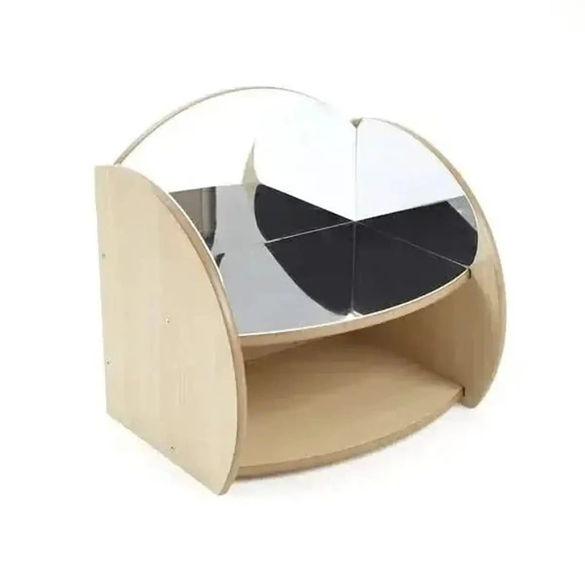 Mini Range Shelf with Mirrors and Trays-Mini Range Shelf with Mirrors and Trays