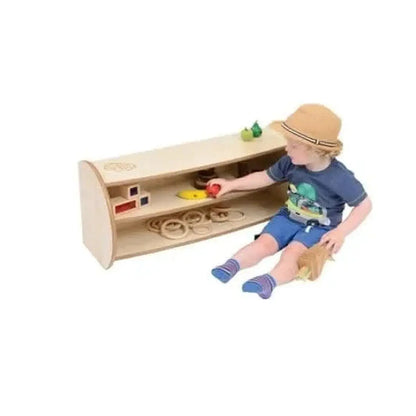 Mini Range Toddler Nursery 2 Shelf Unit-Mini Range Toddler Nursery 2 Shelf Unit