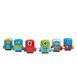 Mini Wind Up Tin Robots-Mini Wind Up Tin Robots