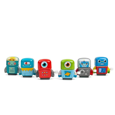 Mini Wind Up Tin Robots-Mini Wind Up Tin Robots