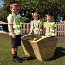 Mini Wooden Skip & Blocks-Mini Wooden Skip & Blocks
