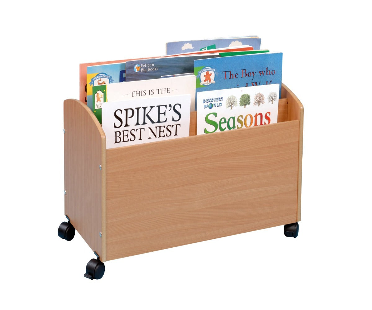 Mobile Big Book Box, Designed to facilitate both organization and accessibility within vibrant learning environments like classrooms or nurseries, the Mobile Big Book Box is a robust solution to storage troubles. Crafted meticulously to endure heavy usage while maintaining a premium appeal, this unit meets and exceeds the expectations for daily utility and longevity. Premium Quality Material Made from 15mm covered Medium-Density Fibreboard (MDF), it carries the prestigious ISO 22196 certification for antiba