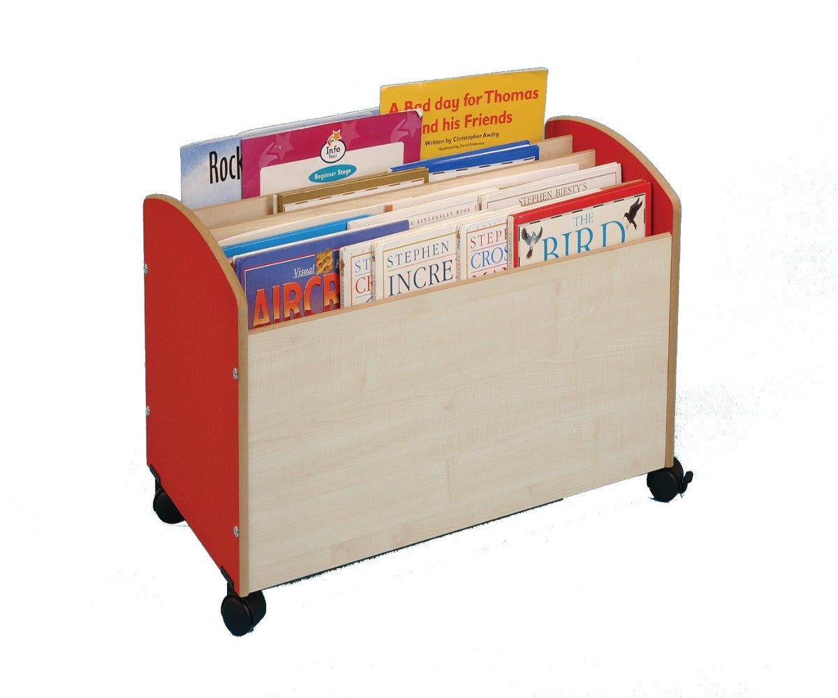 Mobile Big Book Box, Designed to facilitate both organization and accessibility within vibrant learning environments like classrooms or nurseries, the Mobile Big Book Box is a robust solution to storage troubles. Crafted meticulously to endure heavy usage while maintaining a premium appeal, this unit meets and exceeds the expectations for daily utility and longevity. Premium Quality Material Made from 15mm covered Medium-Density Fibreboard (MDF), it carries the prestigious ISO 22196 certification for antiba
