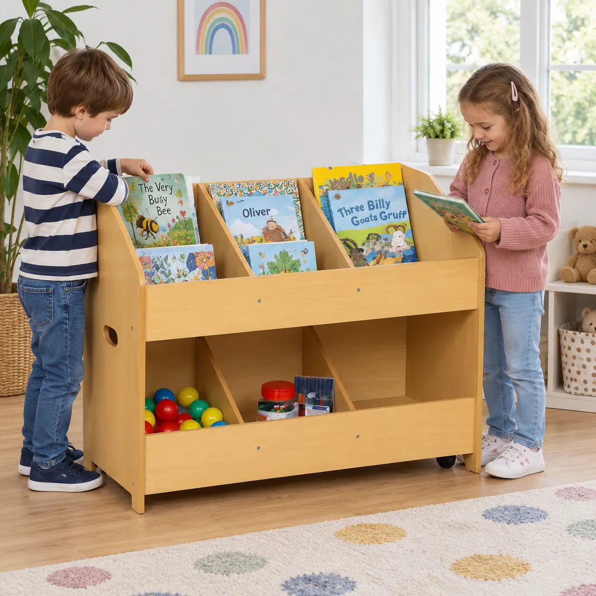 Mobile Classroom Organiser in a bright early years classroom – view 4