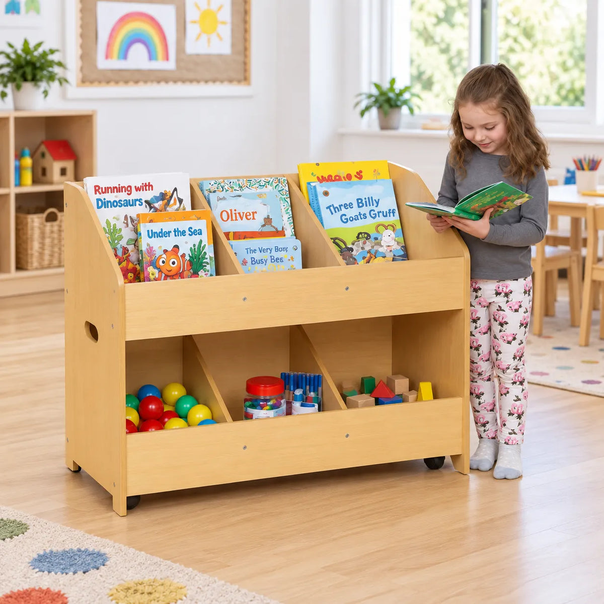 Mobile Classroom Organiser in a bright early years classroom – view 6