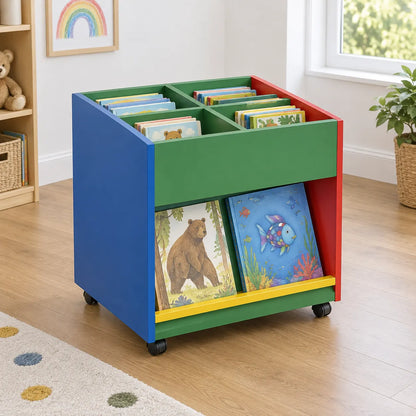 Mobile Kinderbox With Lower Display Shelf in a bright early years classroom – view 2
