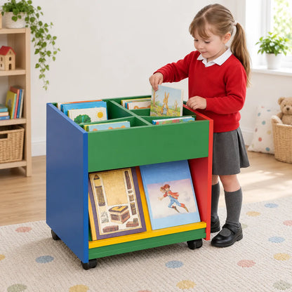 Mobile Kinderbox With Lower Display Shelf in a bright early years classroom – view 7