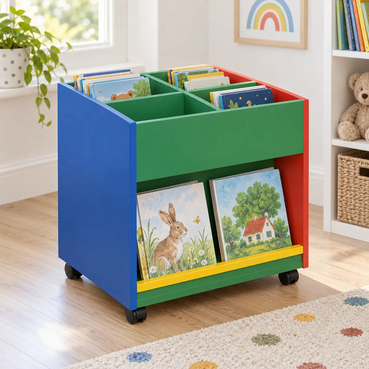 Mobile Kinderbox With Lower Display Shelf in a bright early years classroom – view 8