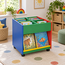 Mobile Kinderbox With Lower Display Shelf in a bright early years classroom – view 1