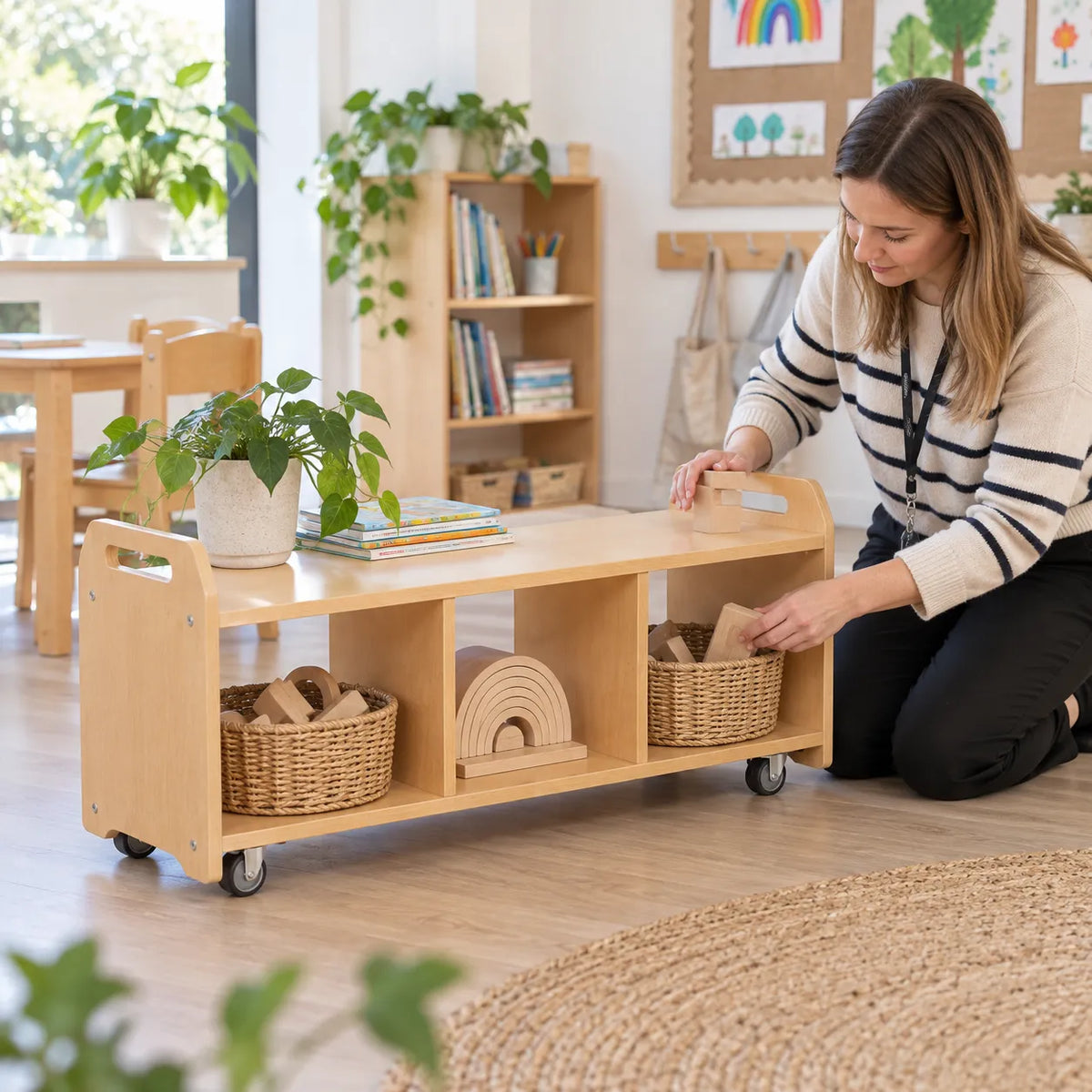 Mobile Low Level Unit in a bright early years classroom – view 5