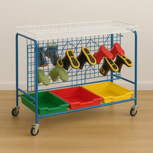 Mobile Wellie Storage Trolley-Mobile Wellie Storage Trolley